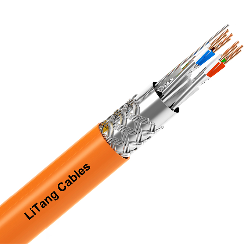 CAT7 F/FTP Orange Cable 