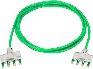 Cat6 4-pair to RJ45 Green Copper Patch Cord